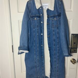 Juicy Couture Blue Denim Jacket with Cream Lining